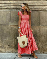 Francesca | Elegantes Kleid – Rot
