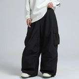 Unisex Hose | lockere Bundausführung mit weiter Beinform – Schwarz
