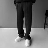 Zurich™ Hose im Maßgeschneiderten Stil mit Lockerer Passform – Schwarz