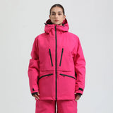 Unisex-Skijacke für Wintersport | funktionale Ausführung – Pink