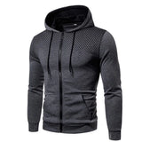 Galeron - Funktions-Hoodie mit Reißverschluss – Dunkelgrau