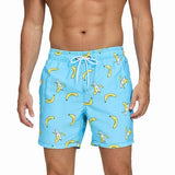 Matías | Herren Badeshorts – Blaue Banane