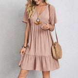 Olivia | Elegantes Midikleid – Rosa
