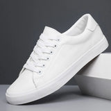 Klassische Lederschuhe – Weiß