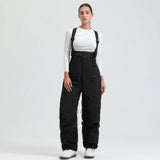Unisex-Skihose mit Trägersystem | funktionale Winterausführung – Schwarz 2