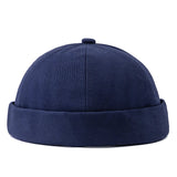 Kacper – Bequeme Passform Kappe – Marineblau