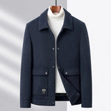 Corlan - Elegante Herbstjacke für Herren – Blau