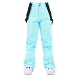 Unisex-Skihose mit Trägersystem | wintertauglich – Seeblau