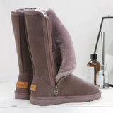 Winterstiefel mit reißverschluss und weichem futter – Aschrosa