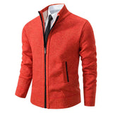 Anton | Eleganter Premium-Cardigan – Rot