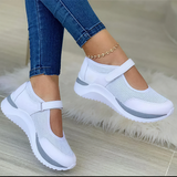 Emilia - Sneaker mit Klettverschluss – Weiß