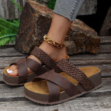 Stuttgart | Hochwertige Modesandalen für schicke – Braun