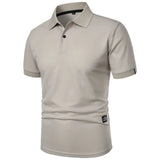 Horatio - Knitterfreies Sommer-Poloshirt – Hellgrau