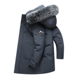 Eyal - Eleganter Bouclier Parka Mit langen Ärmeln – Grau