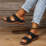 Mira | Bequeme Damen-Sandalen – Schwarz