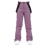 Unisex-Skihose mit Trägersystem | wintertauglich – Lila