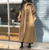 Lauren – trendige lange Damenjacke – Khaki