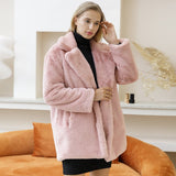 Edna Kunstfelljacke | Perfekt für den kommenden Winter – Rosa