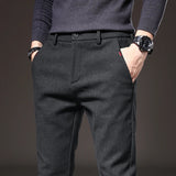 Adrien | Slim-Fit Hose – Schwarz