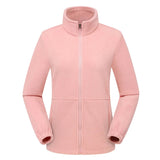 Fleecejacke Damen Mit Reißverschluss | Weich Gefüttert Mit Stehkragen – Rosa