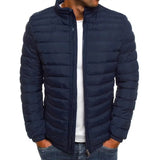 Daniel | Warme Winterliche Jacke – Marineblau