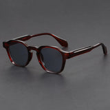 Tara | Vintage-Sonnenbrille mit kräftigem Rahmen – Rot