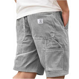 Jesper – Bequeme Cargoshorts – Grau