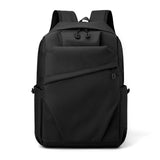 Herren Leichtgewicht Laptop Reise Rucksack | Mehrere Fächer – Schwarz