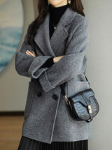 Sophia – elegante kurze jacken – Grau