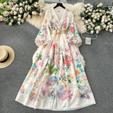 Ophelia - Elegantes Vintage-Kleid – Weiß