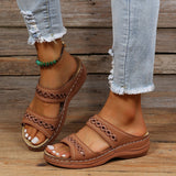Mira | Bequeme Damen-Sandalen – Braun
