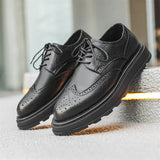 Reuven - Elegante Derby Schuhe – Schwarz