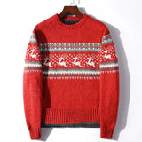 Samuel | Vintage Isländischer Pullover – Rot