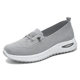 Naliya – Gestrickte Pantoffel Turnschuh – Grau