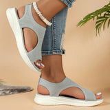 Vicenta – Leichte Orthopädische Sandalen – Grau