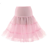 Freja - Tüll-Unterrock im Vintage-Stil für Damen – Rosa
