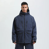 Unisex-Skijacke für Wintersport | funktionale Ausführung – Marineblau