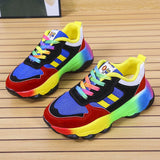 Ellie - orthopädische schuhe – Grün - Regenbogen