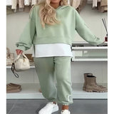 Bronie – Oversized Kapuzenpullover Mit Jogginghose – Grün