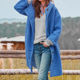 Lilith | trendige warme jacke – Blau