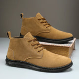 Morrow™ Olivgrüne Wildleder Chukka Boots mit Gepolsterter Innensohle und Gummisohle – Braun