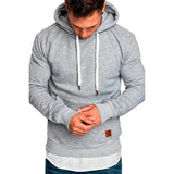 Lässiger herren-kapuzenpullover - david – Hellgrau