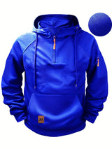 Hoodie Herren Warm Mit Kapuze | Casual & Funktional – Blau
