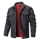 Ironwood™ Overshirt-Jacke Mit Kariertem Innenfutter – Schwarz