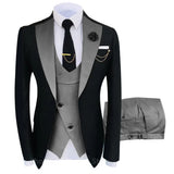 Herren Slim Fit Hochzeitsgast Anzug | Formelle – Grau