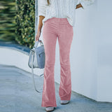 Walker Lange Stretch‑Cordhose – Rosa