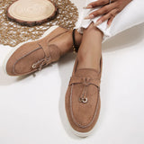 Faye - Lässige flache Schuhe – Brun
