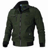 Sarnel - Hochwertige Bomberjacke – Olivgrün