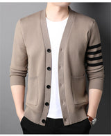 Eleganter Pullover für Männer für die Übergangszeit - SHENO – Khaki