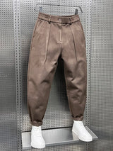 Kessan - Hose mit elastischem Bund – Braun